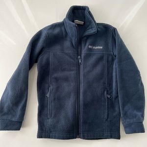 Columbia XS 6/7 blue fleece jacket